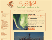 Tablet Screenshot of globalgypsies.com.au